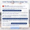 Cold Therapy Machine, Ice Machine for Knee and Shoulder After Surgery, Digital Timer & Quiet Pump, Cryotherapy Machine with Universal Ice Pad for Knee, Shoulder, Hip, Leg and Hip view 2