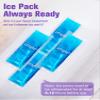 4 Pack Small Ice Pack for Insulin Cooler Travel Case - TAS Approved Ice Packs Small and Reusable Ice Packs for Diabetic Travel Case, Lengke Ice Pack for Refrigerated Medicine Travel Case view 3