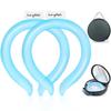 2PCS Neck CoolingTube with Insulated Bag, Reusable Ice Coolers Wearable Body CoolingProducts, Neck Coolers for HotWeather view 1