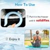 2PCS Neck CoolingTube with Insulated Bag, Reusable Ice Coolers Wearable Body CoolingProducts, Neck Coolers for HotWeather view 2