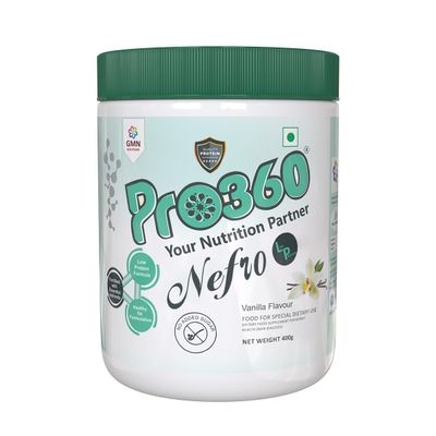 Nefro LP (FKA Nephro LP) Non-Dialysis Care Protein Powder - Low Protein, High Fat Formula Enriched with L-Taurine, L-Carnitine for Kidney/Renal Health, No Added Sugar Vanilla Flavour