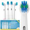 8 Pack Replacement Toothbrush Head Compatible with Oral B Toothbrush (Premium Packaging) view 1