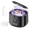 VIVIZEN Ultrasonic Retainer Cleaner Machine Sonic Dental Cleaning Machine for Dentures, Aligners, Braces, Mouth Guards, Jewelry, Portable 30W/45kHz (Black) view 1