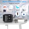 VIVIZEN Ultrasonic Retainer Cleaner Machine Sonic Dental Cleaning Machine for Dentures, Aligners, Braces, Mouth Guards, Jewelry, Portable 30W/45kHz (Black) view 3
