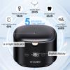 VIVIZEN Ultrasonic Retainer Cleaner Machine Sonic Dental Cleaning Machine for Dentures, Aligners, Braces, Mouth Guards, Jewelry, Portable 30W/45kHz (Black) view 4