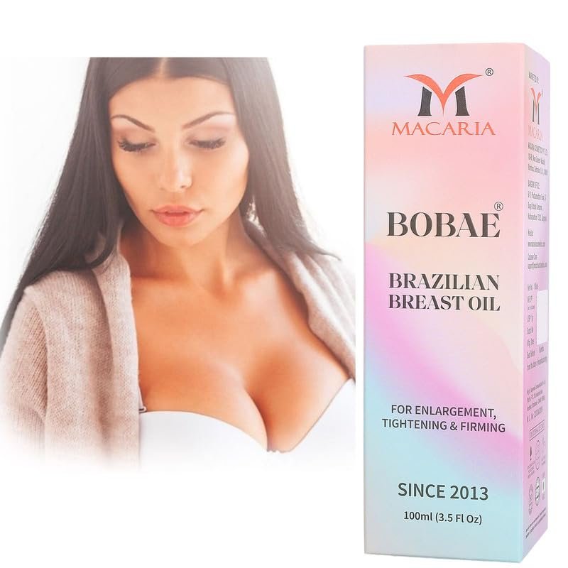 MACARIA Bobae Brazilian Breast enhancer enhancement enlargement growth massage firming Oil for bigger breast for women