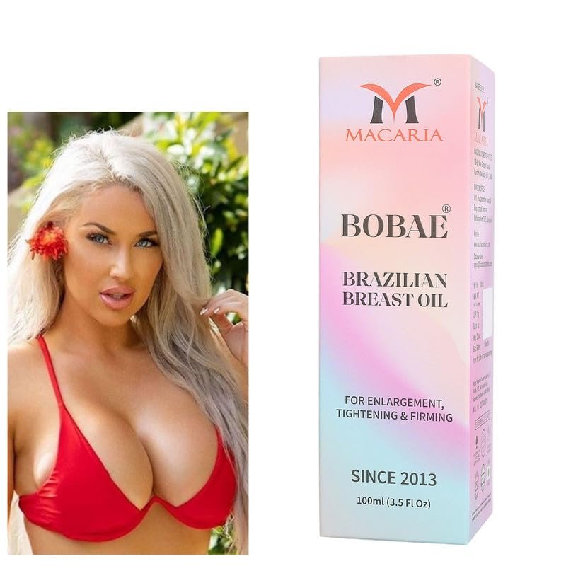 MACARIA Bobae Brazilian Natural Organic Nourishing Herbal Breast enhancer enhancement enlargement growth massage Oil for bigger Natural Organic Nourishing Herbal Breast for women