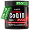 High Absorption CoQ10 200MG - Co Q10, 200mg Softgels for Heart Health & Energy Production - Enhanced Co Q 10 Supplement with Antioxidants and Flaxseed Oil - CoQ10 200 mg Per Serving view 1
