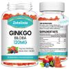 2 Pack Ginkgo Biloba Gummies for Women and Men, Brain Supplement Improve Better Mood and Focus, Vegan Mixed Berry Flavor 120 Count view 1