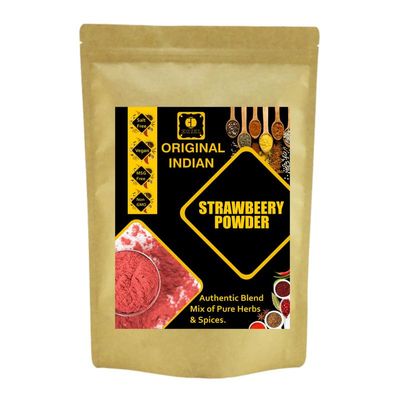 EDZZEL Unique Premium Indian Natural Strawberry Powder -100 GRAM (Pack Of 2)