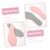 Gatuida 4pairs Breathable Soft Shoe Insoles for Men and Women Thin Moisture-Wicking Cushion Inserts for Daily Wear and Athletic Activities view 4