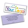50 Pcs Personalized Candy Promotional Products Add Your Logo Chocolate Bars - Lavender view 1