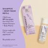 The Honest Company 2-in-1 Cleansing Shampoo Body Wash Refill Carton Gentle for Baby, Naturally Derived, Tear-free, Hypoallergenic, Lavender Calm, 32 fl oz view 3