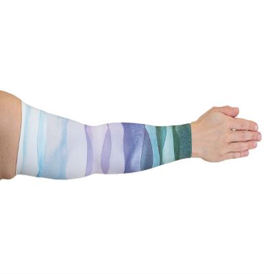 Lymphedivas Horizon Medical Graduated Compression Arm Sleeve for Lymphedema (Long 20-30 mmHg Medium)