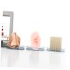SOLUSTRE 2pcs Silicone Ear Model for Jewelry Display and Piercing Practice Tool Realistic Fake Ear for Teaching Human Anatomy Convenient Design for Earrings Jewelry Showcase view 3