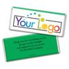 50 Pcs Personalized Candy Promotional Products Add Your Logo Chocolate Bars - Green view 1