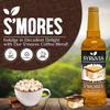Syruvia Coffee Syrup, S'mores Flavored Syrup for Drinks, Lattes, and Desserts  25.4 fl oz view 3