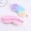 4 Pcs Soft Plush Eye Masks Fluffy Sleeping Mask Cute Sleeping Eye Cover Blindfold Nap Eye Cover Furry Party Eye Mask for Girls Women view 2