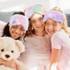 4 Pcs Soft Plush Eye Masks Fluffy Sleeping Mask Cute Sleeping Eye Cover Blindfold Nap Eye Cover Furry Party Eye Mask for Girls Women view 4