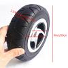 1 Pair 8 Inch Replacement Electric Wheelchair Front Wheels, Non-Inflatable Solid Tire with 3/4" (19mm) Bearing and 3/16"(15mm) Keyway view 3
