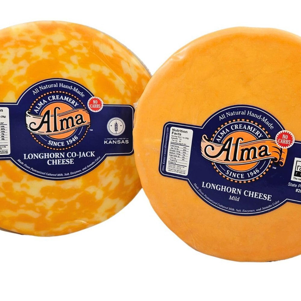 Alma Cheese Full Moon Variety Pack of 2 (Colby Jack & Cheddar)