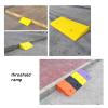 ZENSTE Threshold Ramp for Doorways Portable Lightweight Plastic Curb Ramp for Driveway, Loading Dock, Sidewalk, Car, Scooter, Bike, Motorcycle, Wheelchair, 50*27*7cm, Black view 3