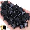 DUQGUHO 20 Pcs Black Obsidian Crystals Star Natural Healing Crystal Set Polished Stone Protection Sacred Meditation Energy Reiki Balancing Crystal view 1
