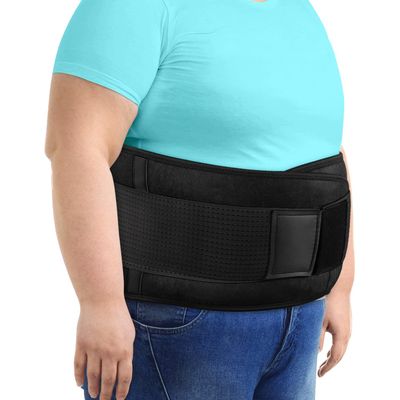 ABACKH Back Brace for Lower Back Pain - Lumbar Support Belt for Women & Men - Relief Back Pain, Relief for Herniated Disc, Sciatica, Scoliosis XL/XXL(37"-45")