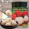 20oz of Peeled, Seedless Lychees in concentrated lychee juice Sugar Syrup, with a delightful floral aroma and taste and a unique chewy texture. Versatile and ready-to-use for your culinary creations, spanning desserts, beverages, fruit salads, and sa view 2