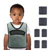 Compression Vest for Kids-Grey, Weighted Vest for Kids Including 6 Removable Weights, (X-Small, Ages 1 to 3) view 1