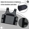 Compression Vest for Kids-Grey, Weighted Vest for Kids Including 6 Removable Weights, (X-Small, Ages 1 to 3) view 3