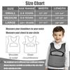 Compression Vest for Kids-Grey, Weighted Vest for Kids Including 6 Removable Weights, (X-Small, Ages 1 to 3) view 4