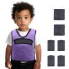 Compression Vest for Kids (Extra Small, Ages 1 to 3) Weighted Vest for Kids Including 6 Removable Weights Purple view 1