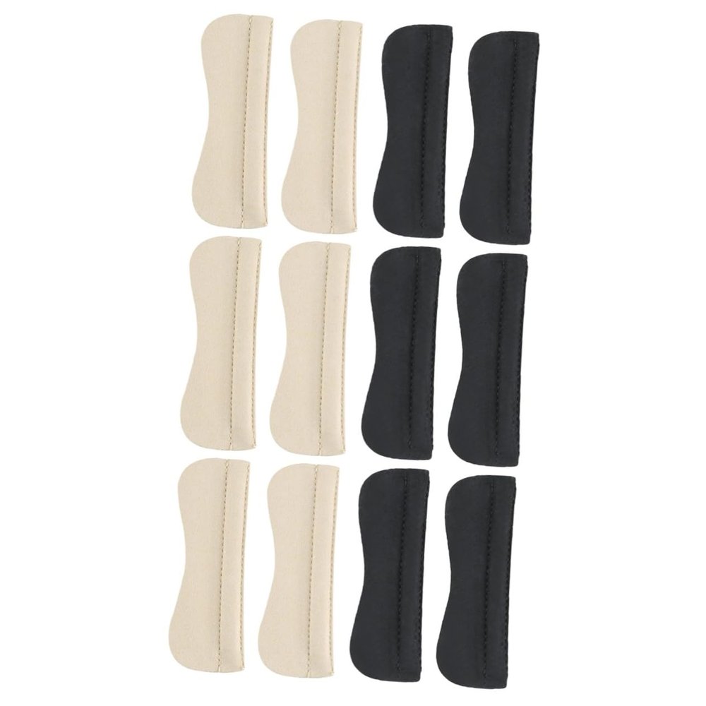 Mobestech 12pairs Foot Pads for Shoes Women Heel Grips Blister Pads Heel Sticker Soft Comfortable Abrasion Resistance
