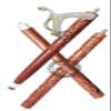 Nautical Designer Walking Stick Men & Women Canes and Wooden 37 inch Handle Natural Wood Rosewood (SUBJ) view 3