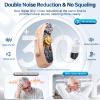 Hearing Aids, RIC Rechargeable Hearing Aids for Seniors Adults with Noise Cancelling, Behind-The-Ear 16-Channel Digital Invisible Hearing Amplifier Devices with LED Charging Case for Moderate to Severe Hearing Loss view 2