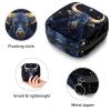 RODAILYCAY Taurus Constellation Sanitary Napkin Storage Bag, Tampons Collect Holder Purse, First Period Kit for Girls Women, Pad Bag for Period for School view 3