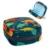 RODAILYCAY Sanitary Napkin Storage Bag, Zipper Period Pouch for Teen Girls Women, Portable Menstrual Tampons Collect Bags Sea Turtle Pattern view 1