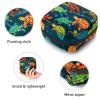 RODAILYCAY Sanitary Napkin Storage Bag, Zipper Period Pouch for Teen Girls Women, Portable Menstrual Tampons Collect Bags Sea Turtle Pattern view 3