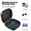 RODAILYCAY Sanitary Napkin Storage Bag, Zipper Period Pouch for Teen Girls Women, Portable Menstrual Tampons Collect Bags Sea Turtle Pattern view 4