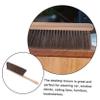 Alipis Handheld Small Wooden Broom Soft Bristles Ergonomic Dust Brush for Desk Bed Car and Keyboard Cleaning Compact and Multi-Purpose Sweeping Tool for view 2