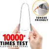 2 Pack Tongue Scraper for Adults, GIAVGIAV Professional Tongue Cleaner Tongue Brush for Oral Care & Hygiene, Reusable Tongue Scrubber with Dual Carved Handle, Reduce Bad Breath, Stainless Steel view 3