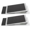 1 Pair Threshold Ramp, Wheelchair Entry Ramp, Aluminum Alloy Wheelchair Ramp, Adjustable Mobility Access Threshold Ramp for Home Bathroom view 1