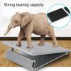 1 Pair Threshold Ramp, Wheelchair Entry Ramp, Aluminum Alloy Wheelchair Ramp, Adjustable Mobility Access Threshold Ramp for Home Bathroom view 3