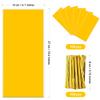 Lecpeting 100 Pcs Cellophane Treat Bags Plastic Goodie Candy Bags with Twist Ties for Gift Wrap Birthday Wedding Baby Shower Christmas Party Supplies (Yellow) view 2