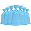 Lecpeting 100 Pcs Cellophane Treat Bags Plastic Goodie Candy Bags with Twist Ties for Gift Wrap Birthday Wedding Baby Shower Christmas Party Supplies (Light Blue) view 4