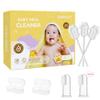 EASICUTI Upgrade Baby Tongue Cleaner, 52PCS Newborn Infant Toothbrush, 2 Finger Toothbrush & Gum Cleaner Stick Dental Care for 0-36M+ view 1
