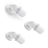 NineLife Basics Dream-wear Elbow with Swivel Replacement (3 Pack), Clear view 1
