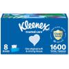Kleenex Trusted Care Facial Tissues, 8 Flat Boxes, 200 Tissues per Box, 2-Ply, Packaging May Vary view 1