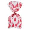Christmas Red Trees Treats Loot Treat Bags - 20 Count - 4 x 10 Inches view 2